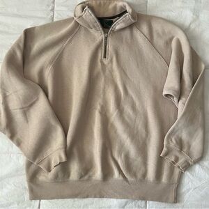 vintage 1/4 zip pull over